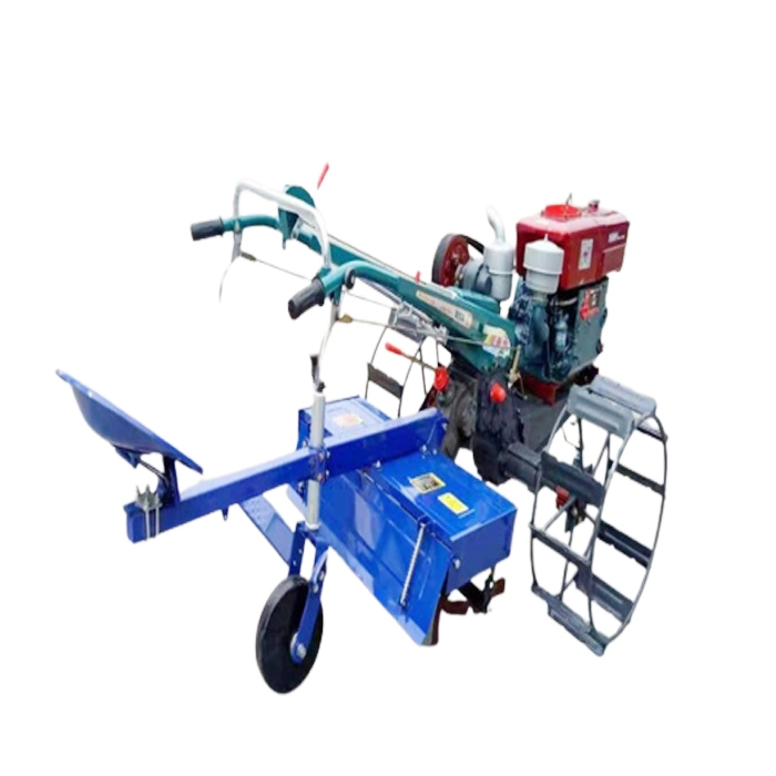 New Model Agricultural 8HP Walking Tractor Diesel Engine Ploughing Machine Walking Tractor