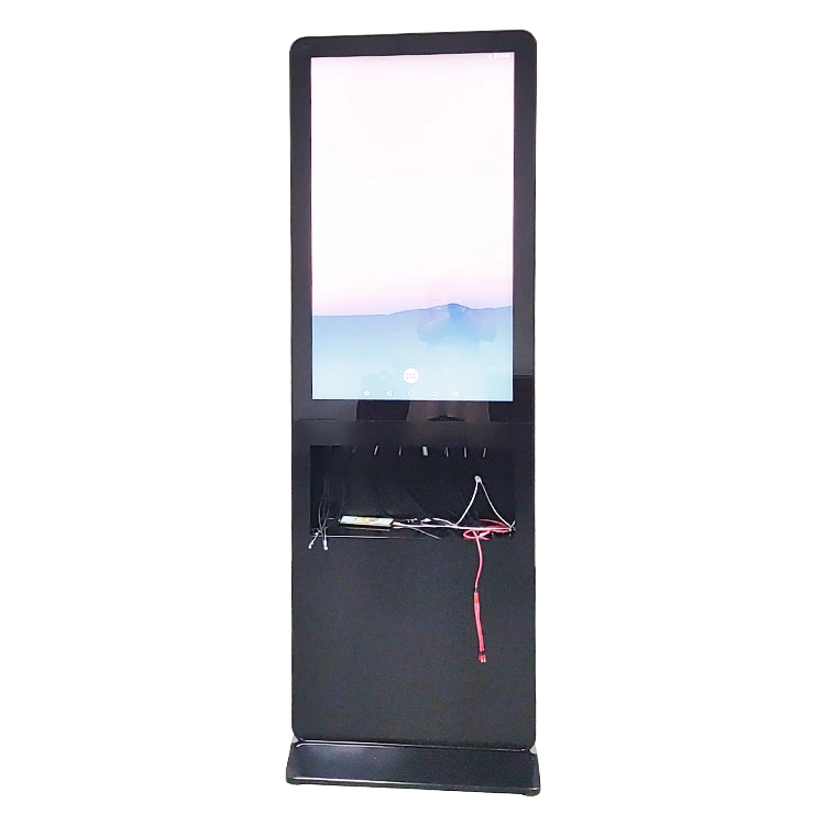 43 Inch Advertising LCD Kiosk Displayer with Charging Station for Mobile Phone