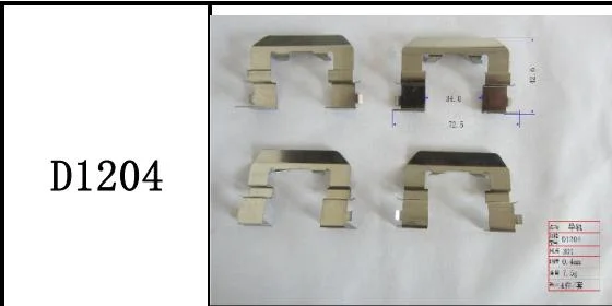 Factory Supplier for Steel Repair Kits Auto Parts Brake Pads Clips D1204 Mini