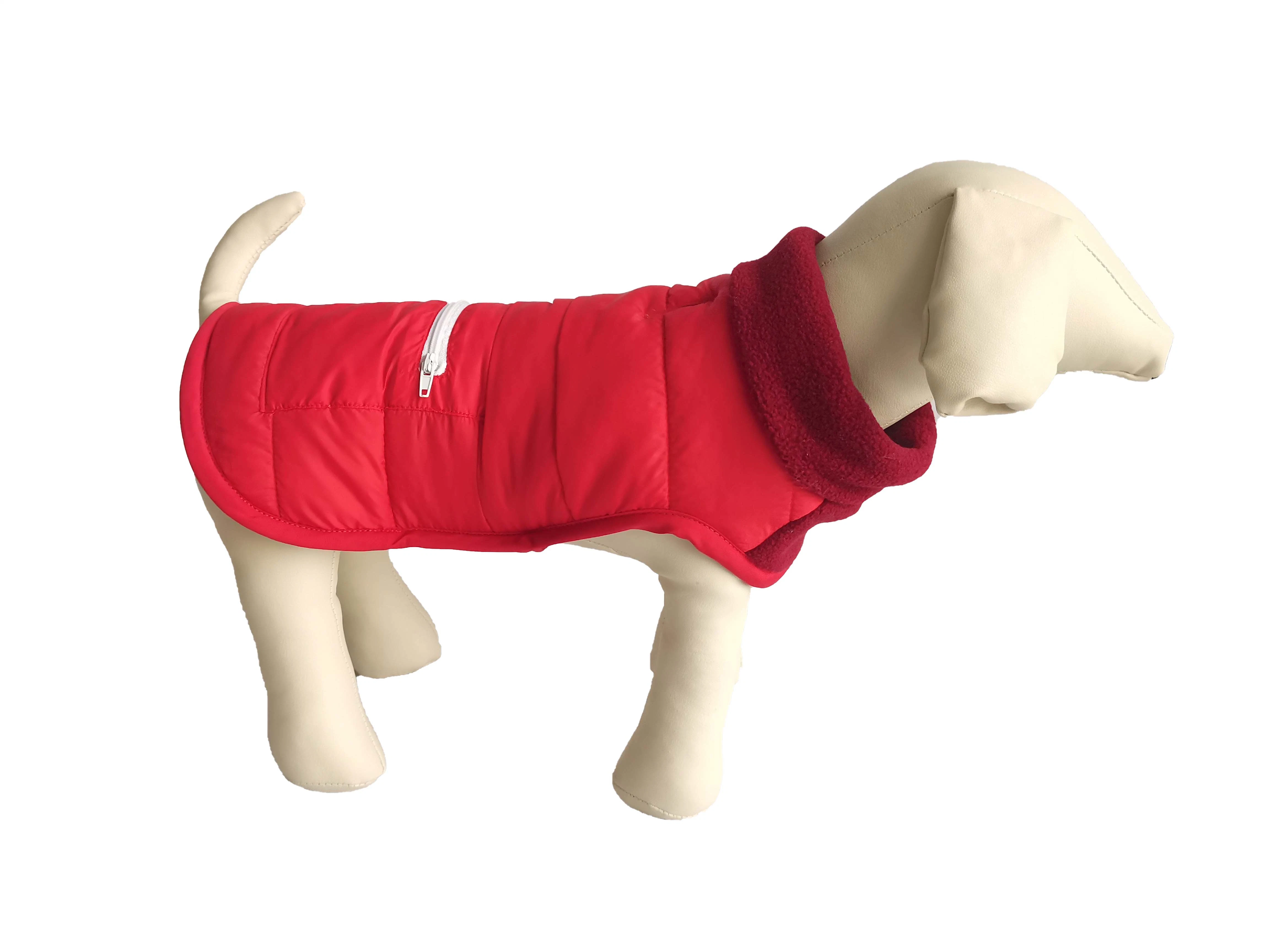 New-Fashion Puffer Pocket Reversible Fleece Dog Down-Coat Jacket Pet Apparel