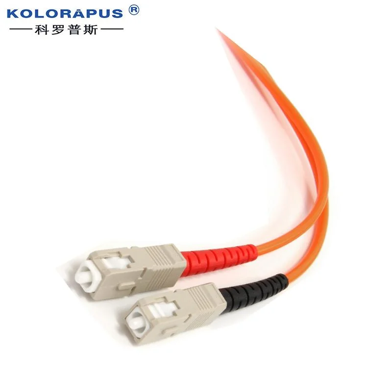 Sc-St Multi-Mode Duplex Fiber Optic Patch Cable Optical Jumper Cable 3m