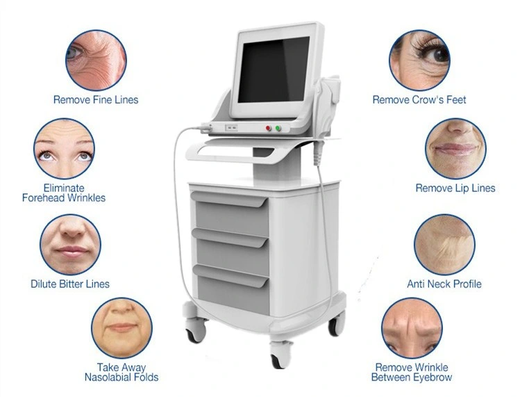 Professional Hifu Maquina Device for Face Lifting Anti-Aging Wrinkle Removal