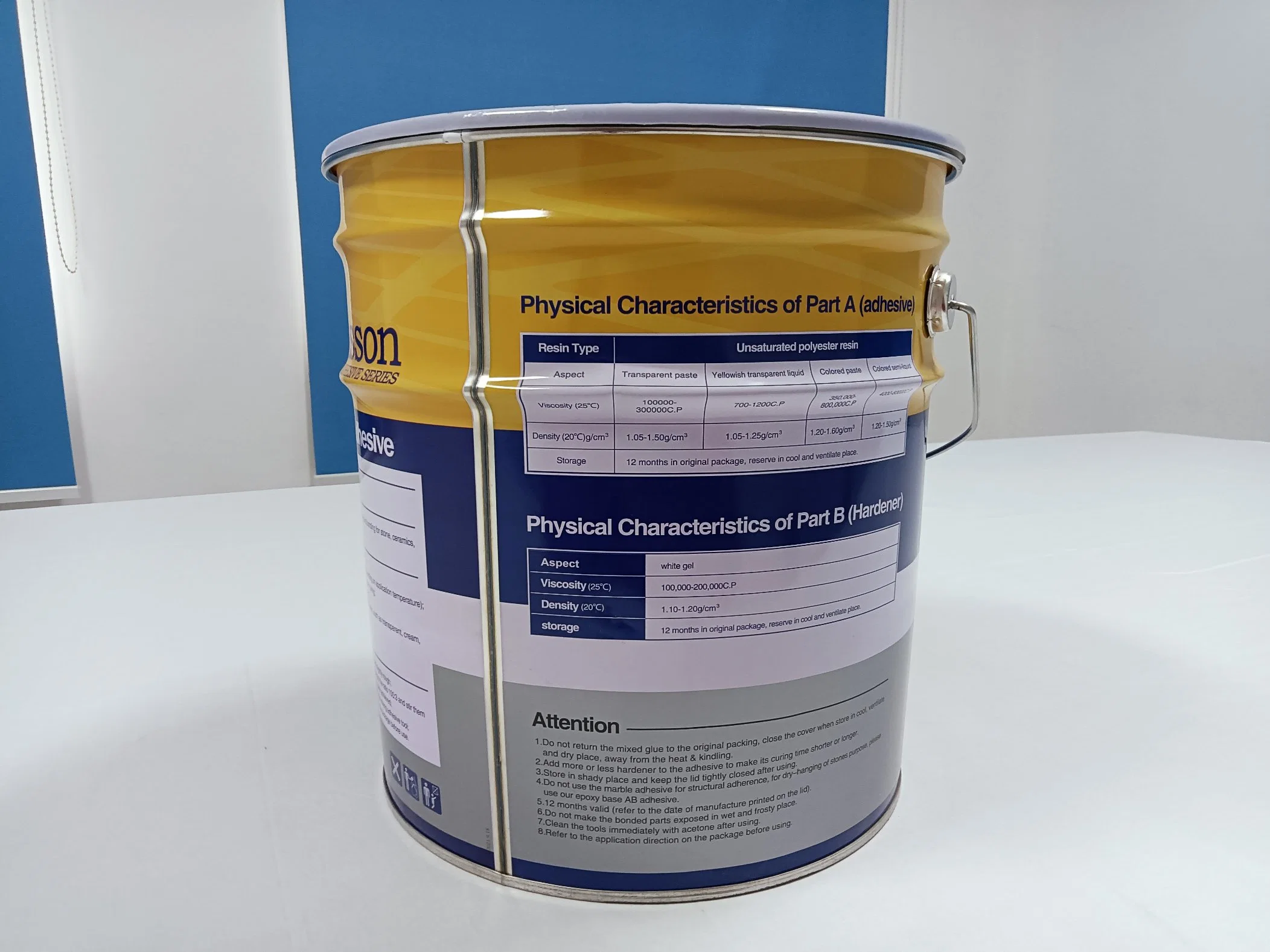 20L Super Strength Unsatuated Polyester Glue Adhesive for Marble and Granite