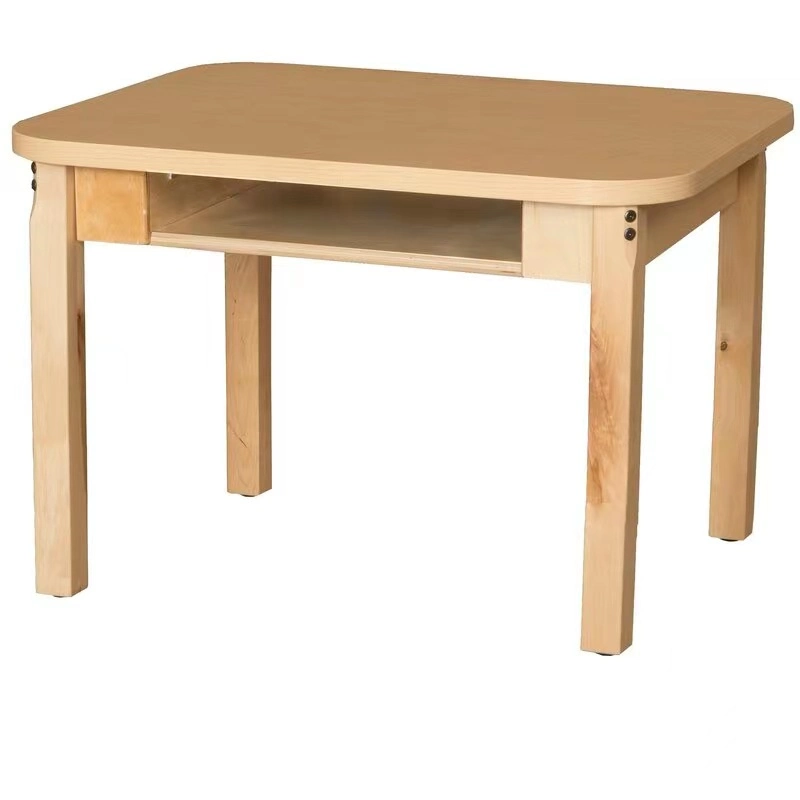 Manufactured Wood Multi-Functional School Furniture Adjustable Student Desk