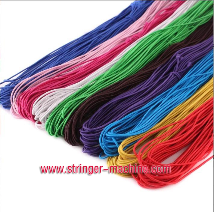 2mm 2,5mm 3mm Strong Stretch Elastic cordón elástico Colorful redondo Cuerda elástica cuerda redonda cuerda elástica