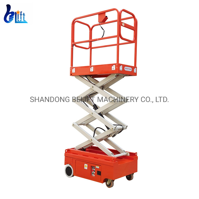 Indoor Self Propelled Electric Mini Hydraulic Scissor Lift Access Equipment