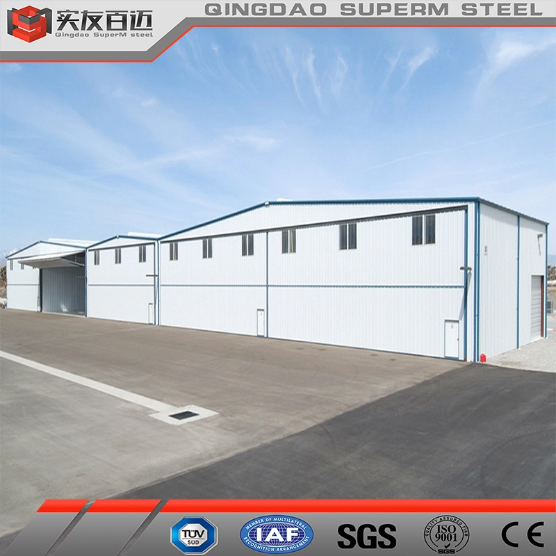 Qingdao Superm Steel Structure Factory Building Prefabricated Light Steel Structure Warehouse