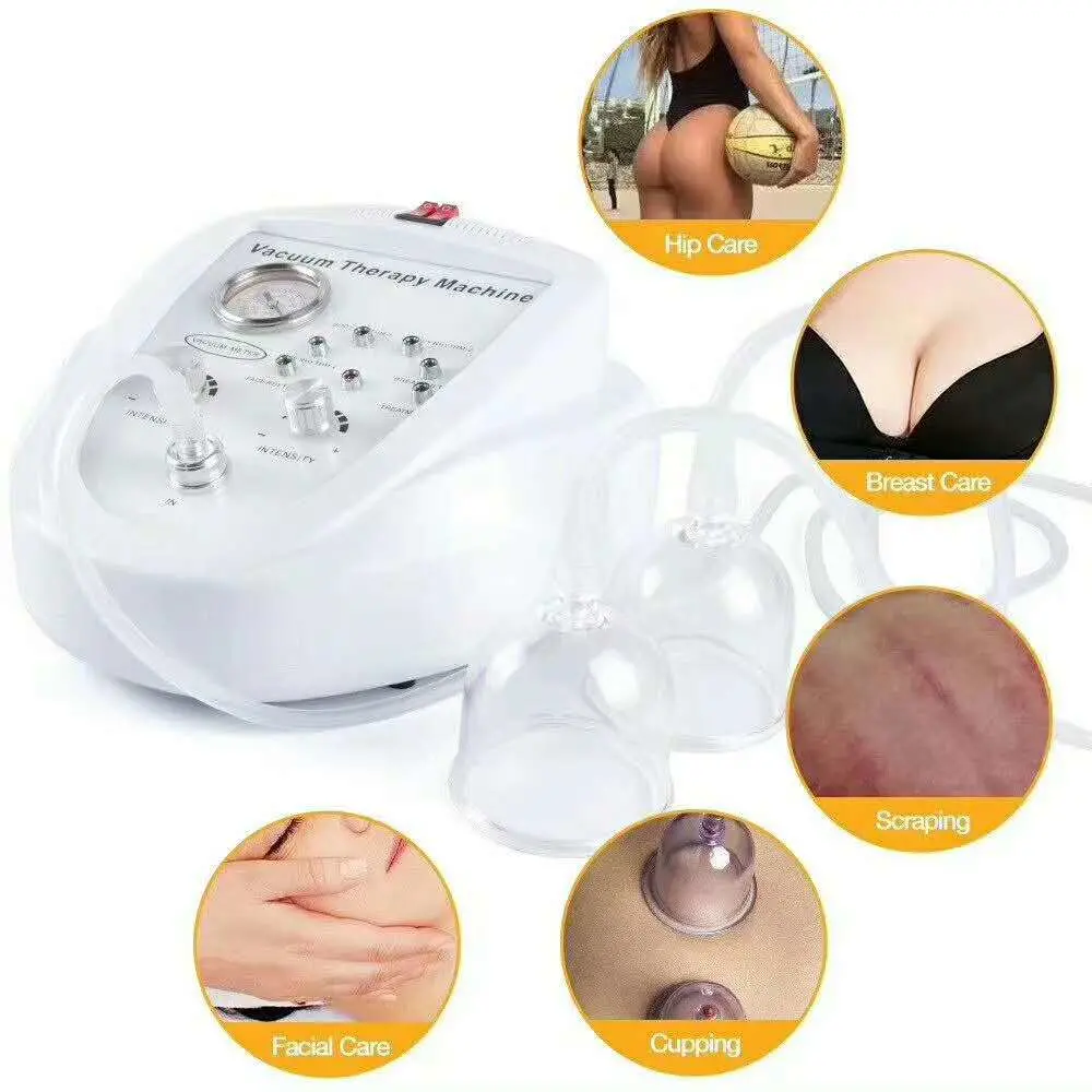 Professional Vacuum Pump Breast Care Butt Lift Machine with Big Vacuum Cups