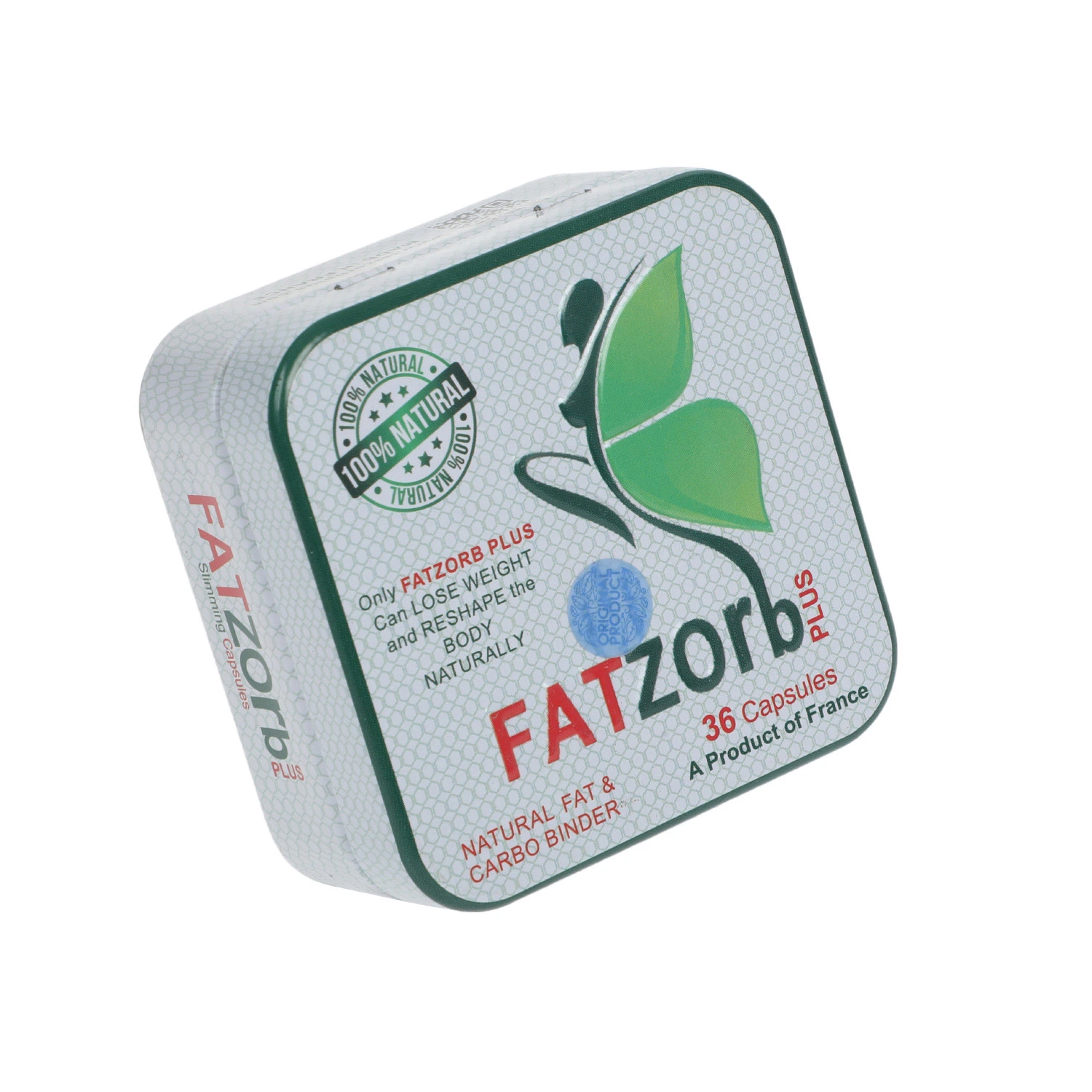 100% Natural Fatzorb adelgaza la cápsula de la marca