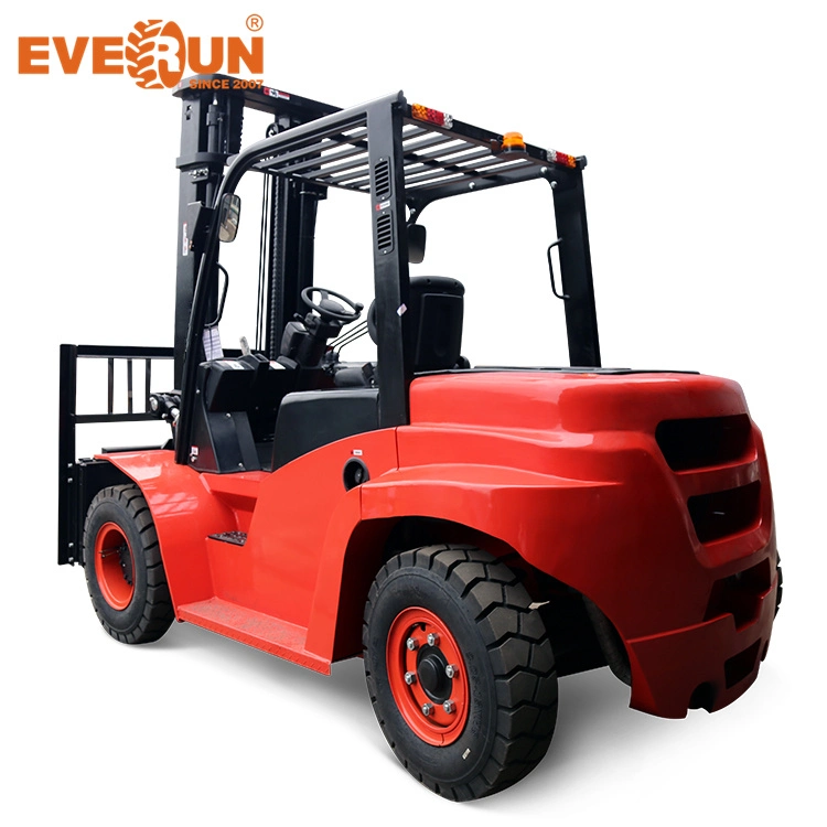 Wholesale/Supplier Everun Erdf70 Industrial 7ton Diesel Forklift China Manufacturer