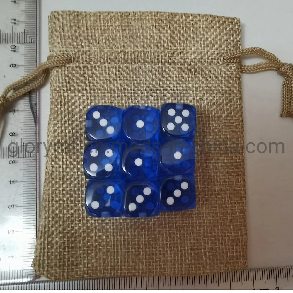 Velvet Tote Bag Logo Printed Dust Proof Cloth Dice Organic Small Canvas Drawstring Cotton String Pouch Bag