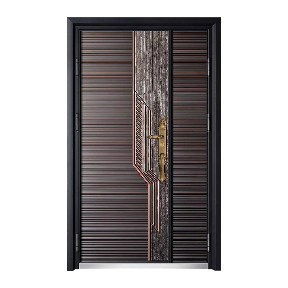 Turkey Design Steel Security Door Entrance Exterior House Model Metal Door