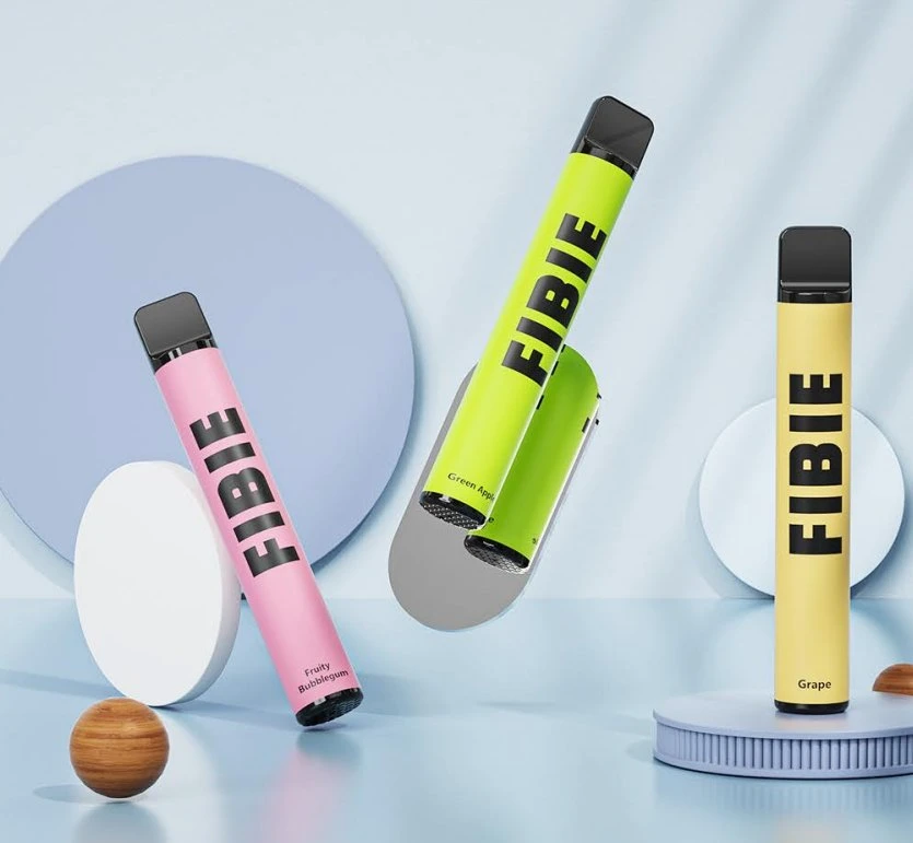 Heißer Verkauf 2mg Mech Spule 450mAh Fibie 600 Puffs Nikotin Free E- Zigaretten Starter Kit