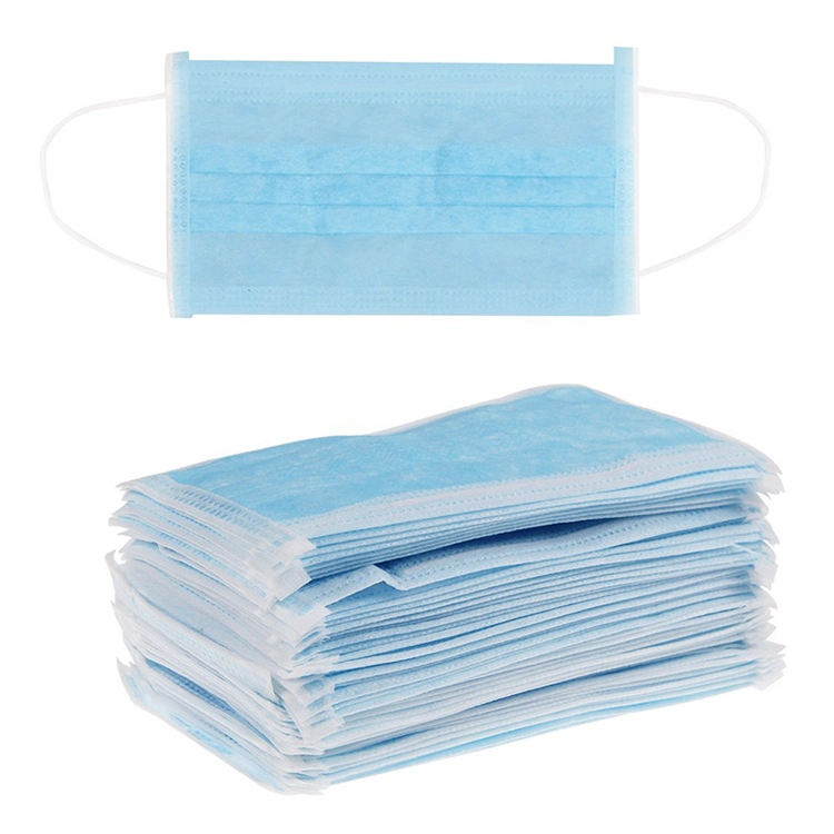 Adult Breathing Nonwoven Anti Virus 3ply Disposable Surgical Face Mask Earloop