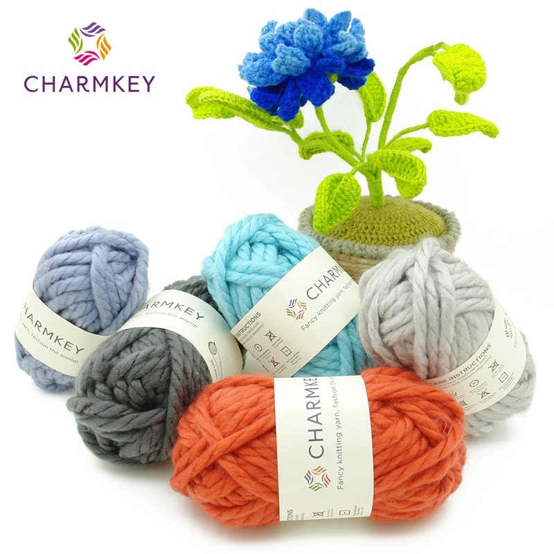 Hot Sale 12 Ply Super Chunky Soft 100% Hand Knitting Acrylic Yarn