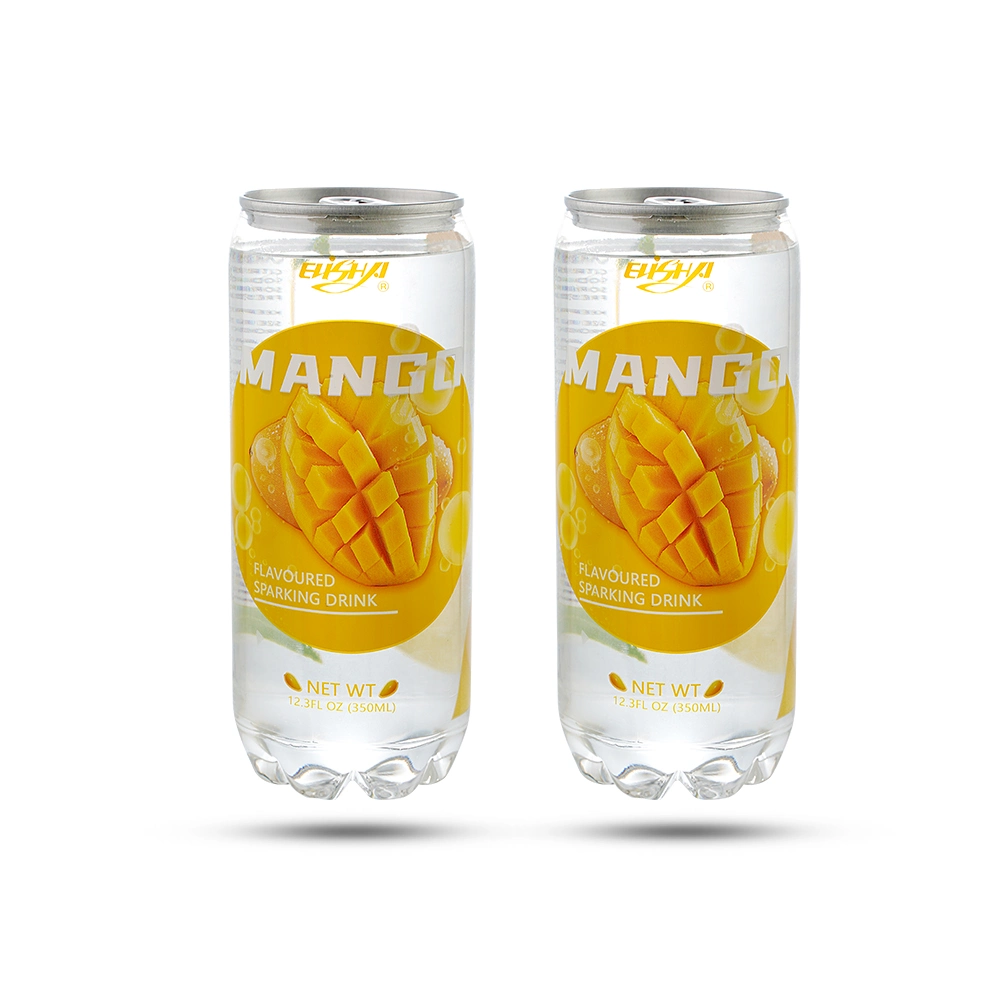 Bubble Water 350ml Pet Can Mango Flavor Beveragae/Carbonated Water