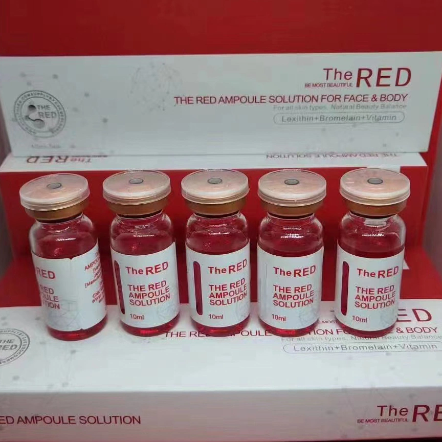 Les ampoules à faible épaisseur rouge /les ampoules à faible teneur en vitamine B12 rouge Pour corps de face