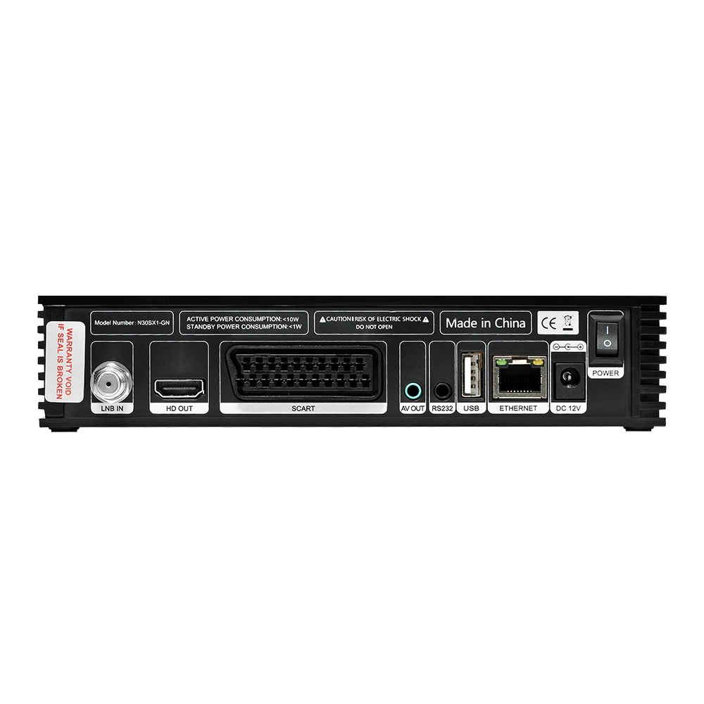 La actualización de la especificación de fuerte Gtmedia V8X H. 265 10bit S2 S2X DVB Satelital Decodificador.