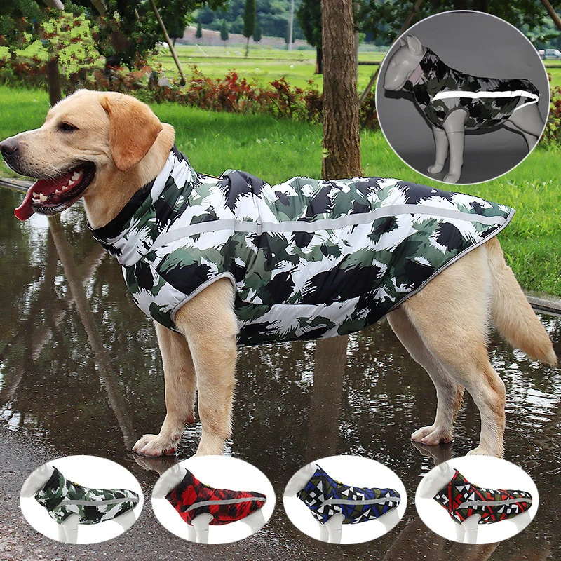 Factory Supply Ropa Perro Brand Clothes Autumn and Winter Pet Clothes Reflective Winter Coats Dog Clothes Warm Waterproof Clothes Size S to 6XL