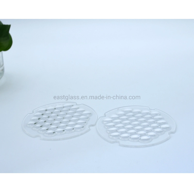 Customized Shape and Size Versatile Borosilicate LED Optical Glass Lens