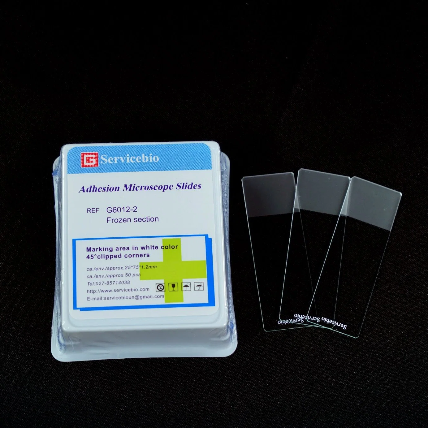 Adhesion Microscope Glass Slides Eight Sides Consumables