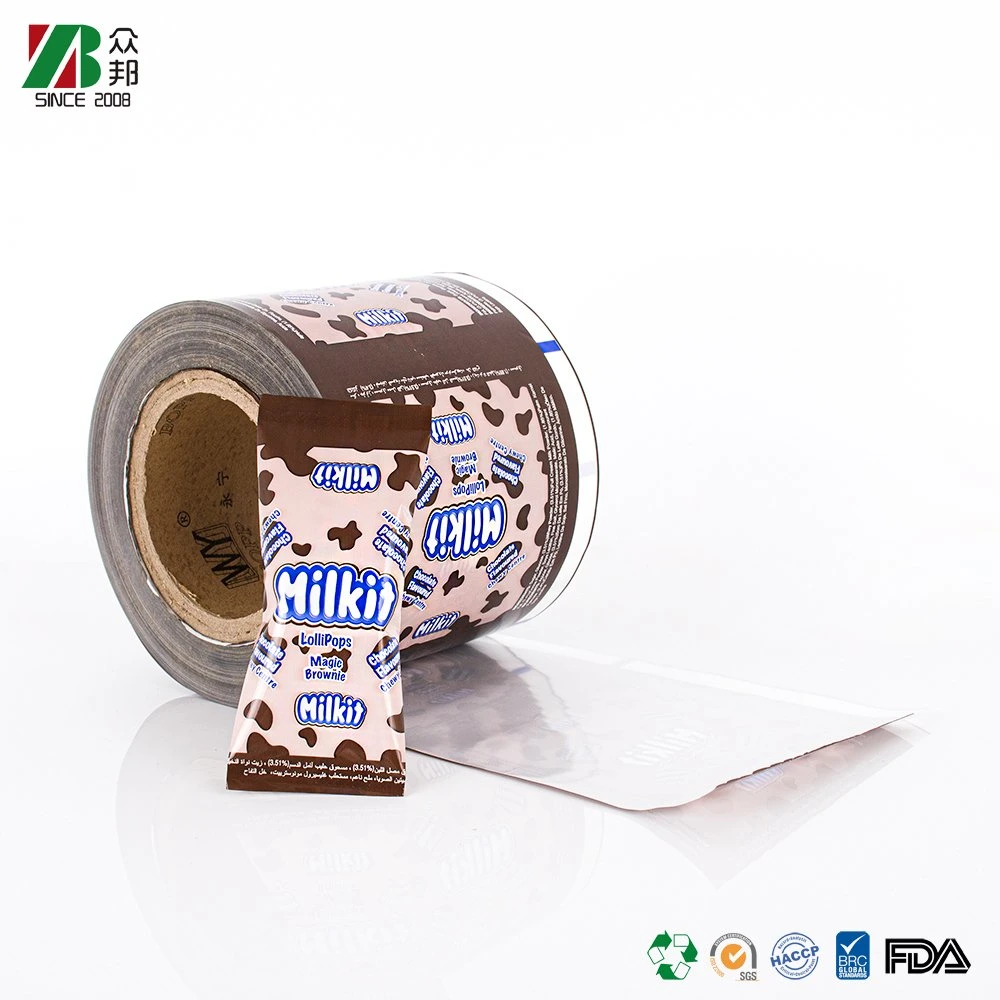 Aluminum Foil Laminated Coffee Powder Sachet Stick Packaging Plastic Film on Roll