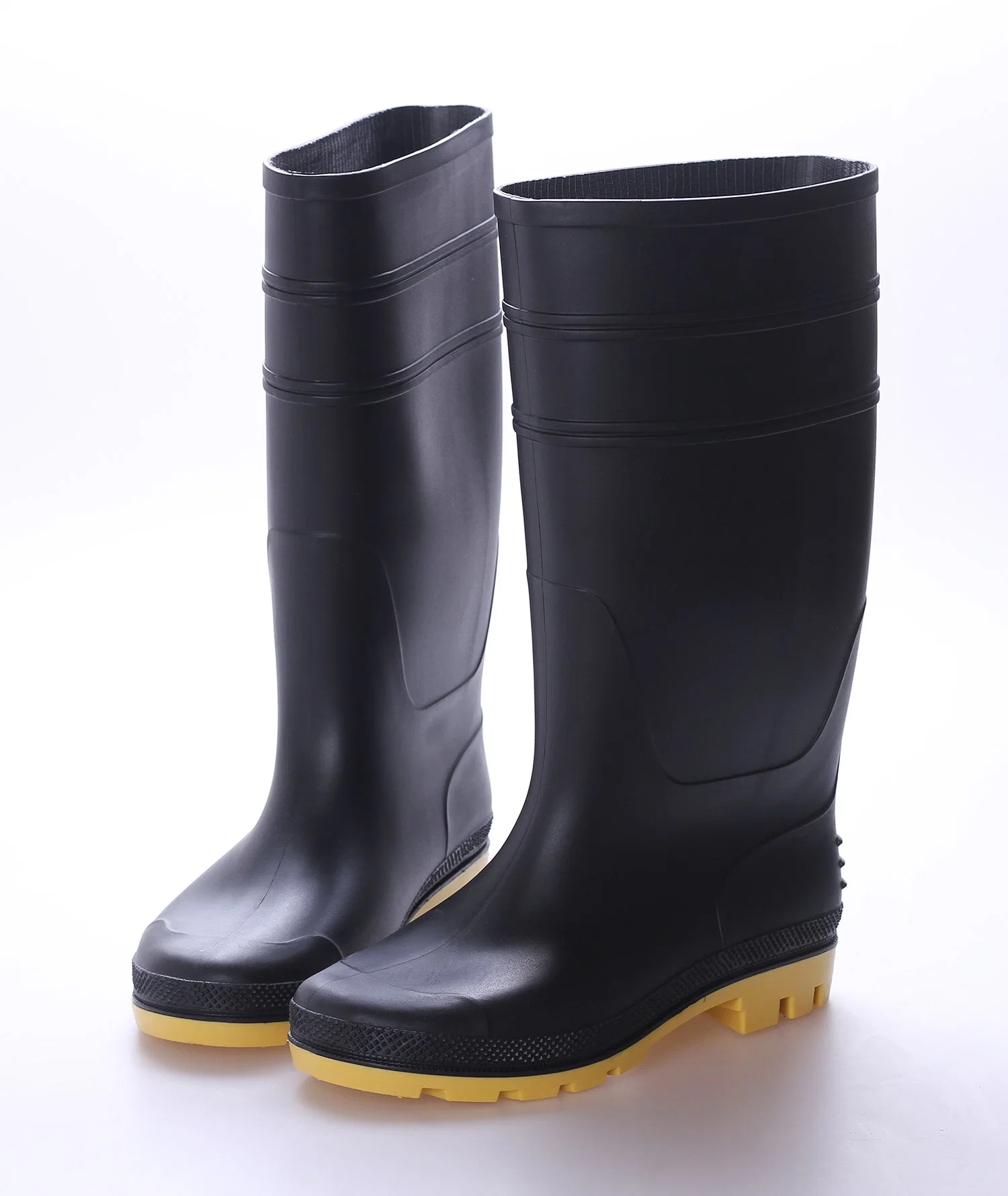 Высокое качество безопасности ПВХ дождя ботинки водонепроницаемые чехлы рабочей резиновую обувь