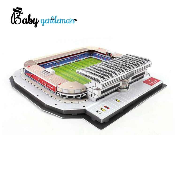 Custom Education Jigsaw Toy Signal Iduna Park Paper 3D Cardboard Puzzle for Kids Z14071g