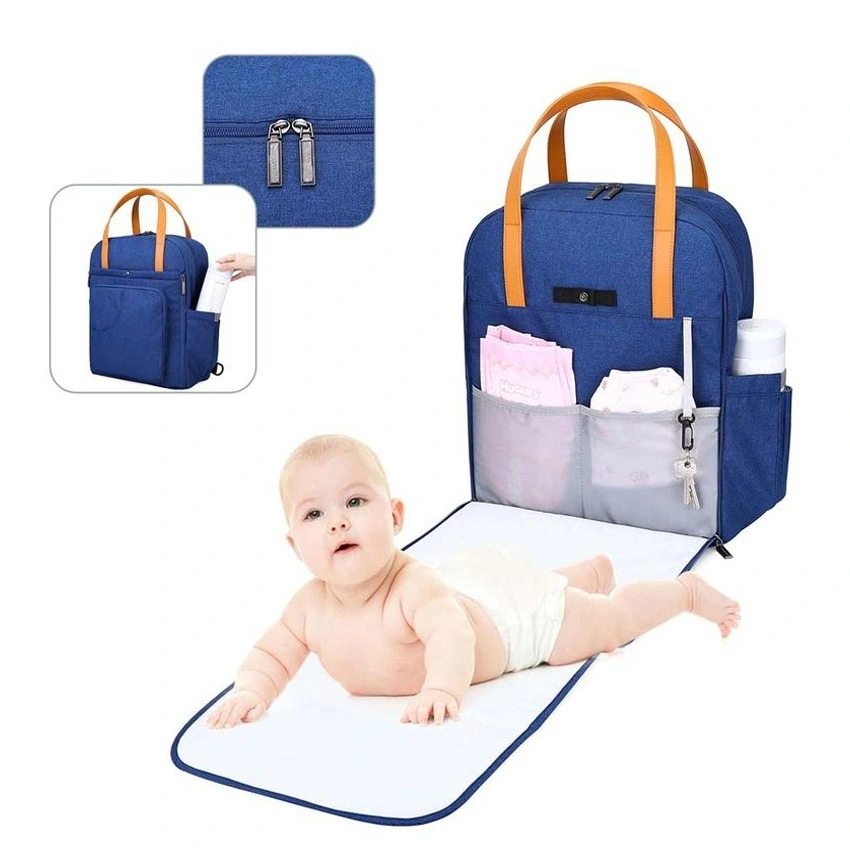 Custom Large Portable Folding Stroller Mummy Travel Bed Diaper Nappy Bag Backpack Baby Mommy Bag