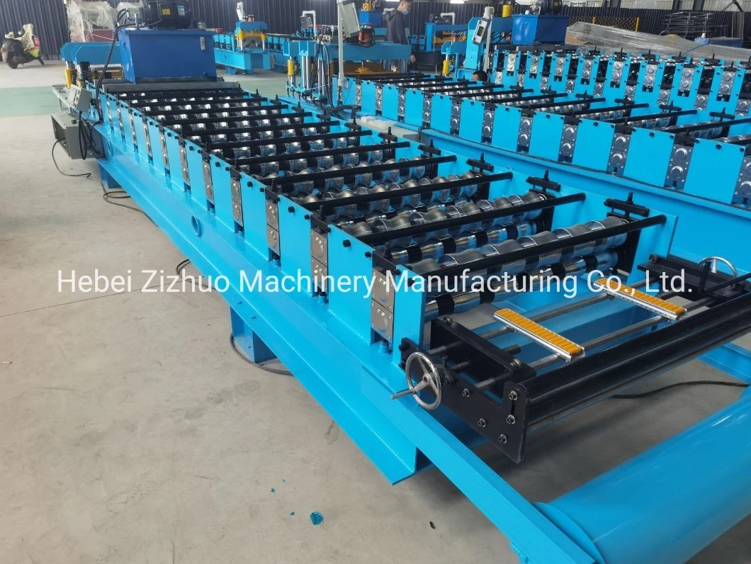 Bolivia Type Step Tile Double Layer Deck and Roofing Sheet Cold Roll Forming Machine Factory Price