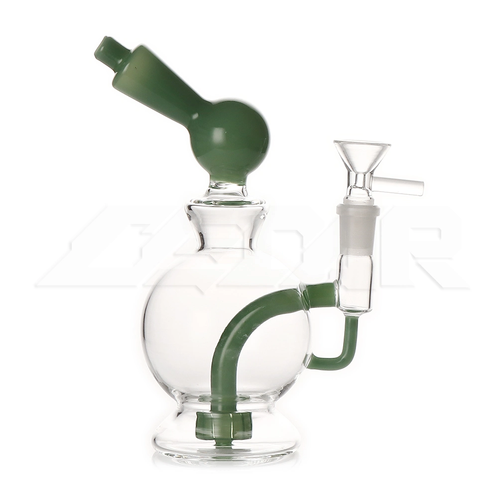 7.5 pouces verre tête fumeur eau pipe verre robbler Hookah Huile de recyclage de verre DAB Rig