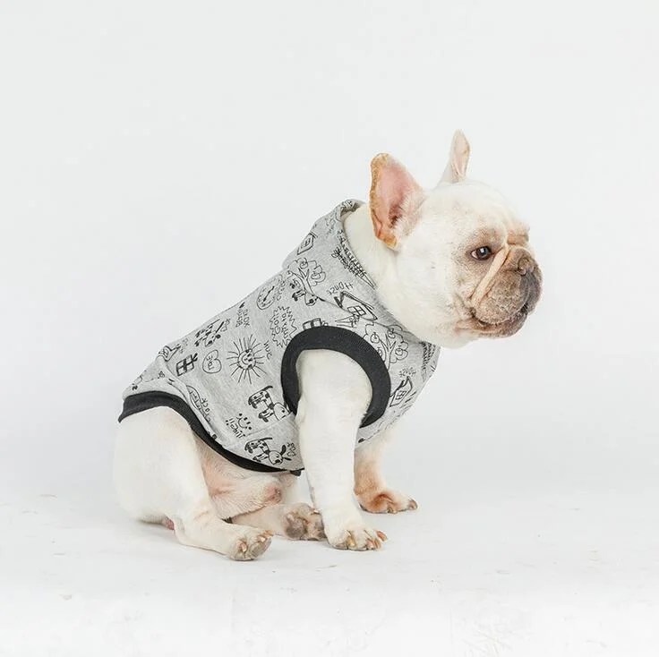 Nuevo Tipo Petstyle Primavera ropa de verano mascota Falda de vestido de algodón Para Dog