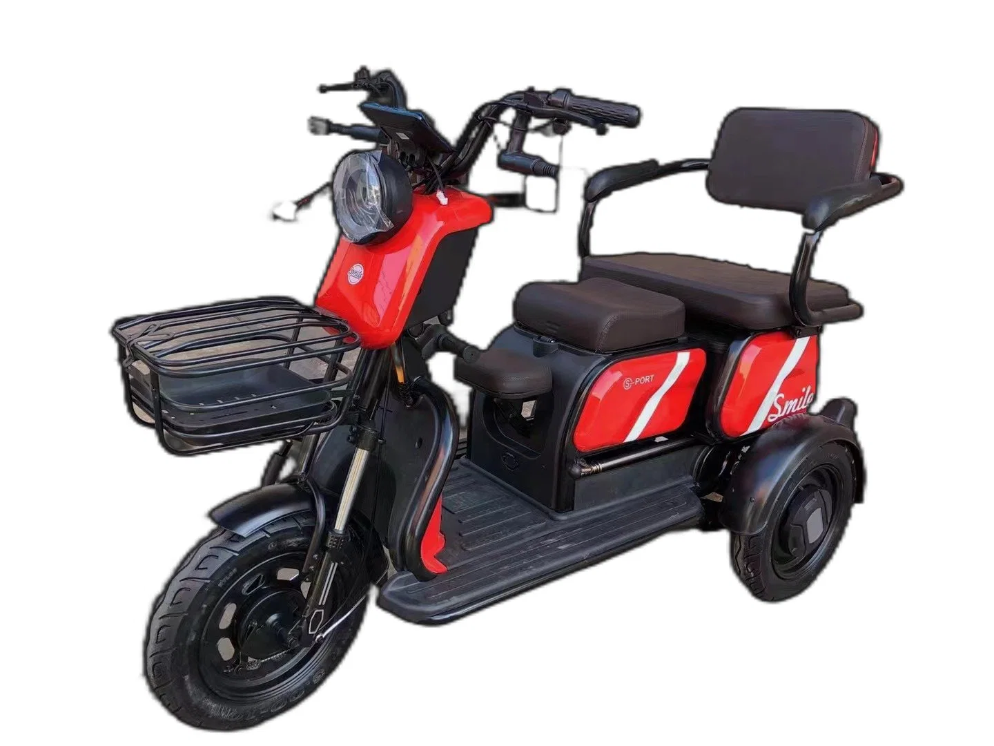 Scooter de 3 bancos com 800 W para passageiros de 3 rodas