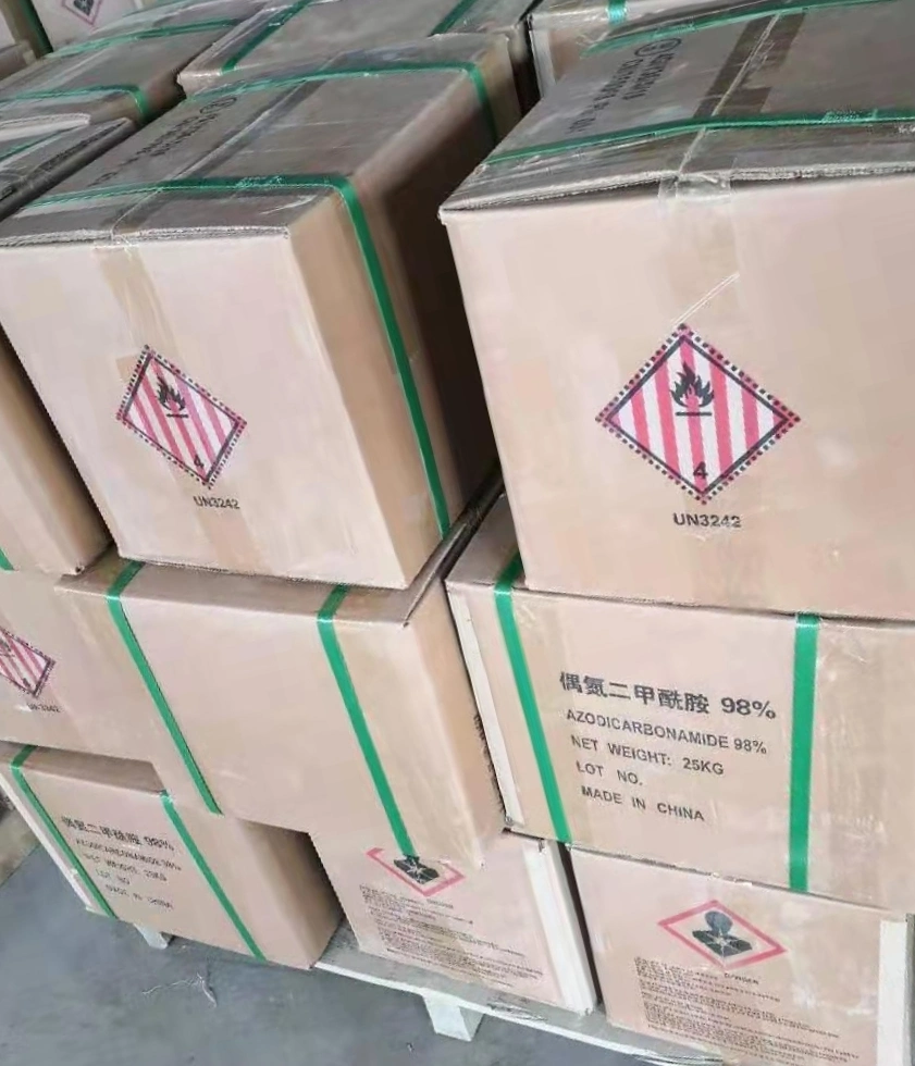 عامل النفخ عامل الفواض Azocicoblamide AC3000 لمطاط PVC EVA البولي وود PE XPe الإسفنجية CAS 123-77-3