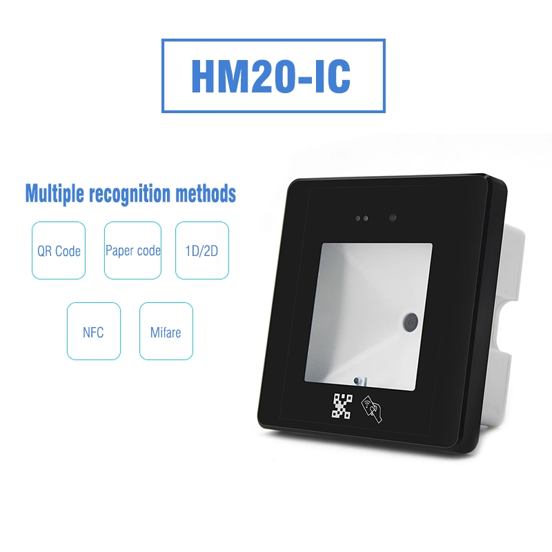 Smart Qr Qode Wiegand RS485 RS232 USB 2D Embedded Barcode Scanner for Door Access Control System Hm20-IC