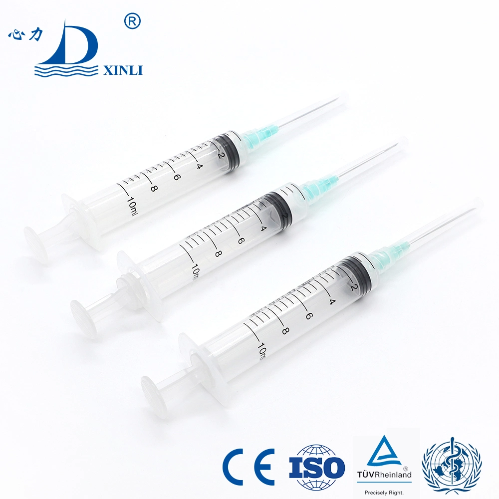 Who Pqs & CE & ISO Approved Disposable Medical Sterile Injection Ad Syringe 3 Parts Auto Destruct Auto Disable Syringe with Needle