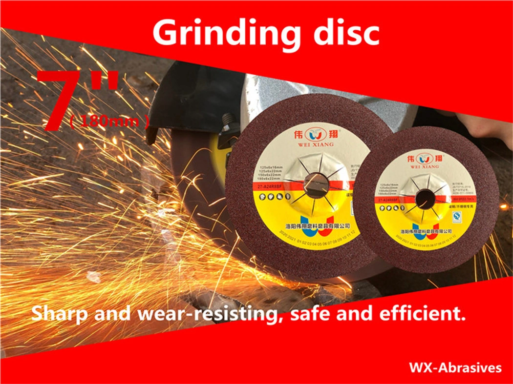 7 Inches Resin Bonded Grinding Wheel for Metal Polishing