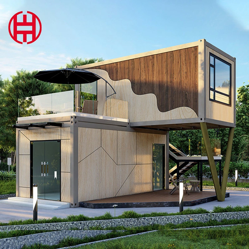 Modern Design Prefabricated Steel Structure Container Houses for Bars Cafes Office Modular Container Homes Tiny Home