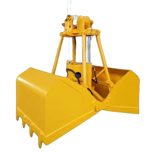 Customized Size and Height Electric Hydraulic Slag Crane Grab Bucket