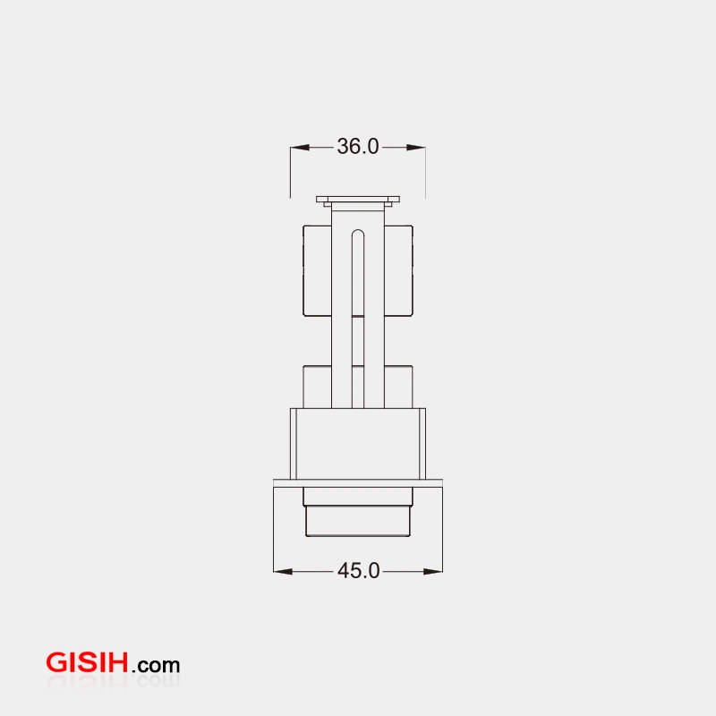 High quality/High cost performance  Rotatable LED Light Bulbs Fixture Adjustable Small Modern Track Light LC2308d