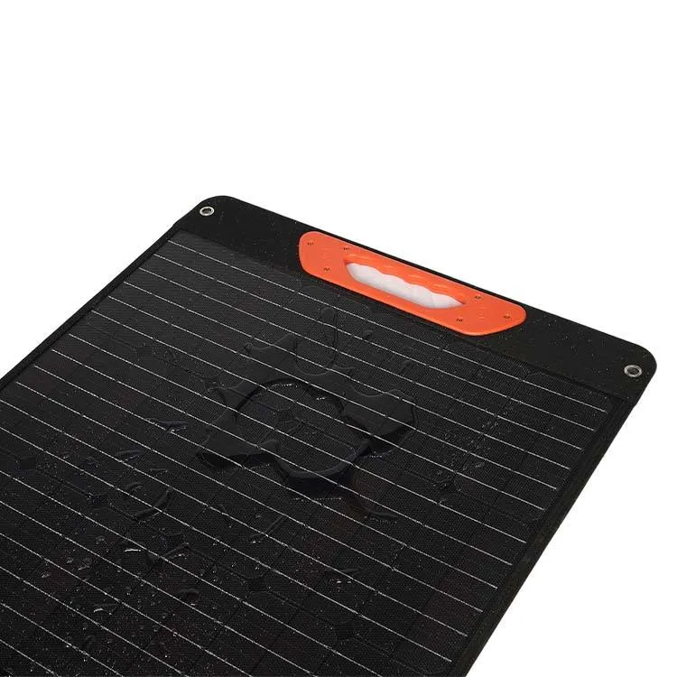 Portable Mono Solar Charger DC Outputs 100W Foldable Solarpanel for Camping, Hiking, Fishing