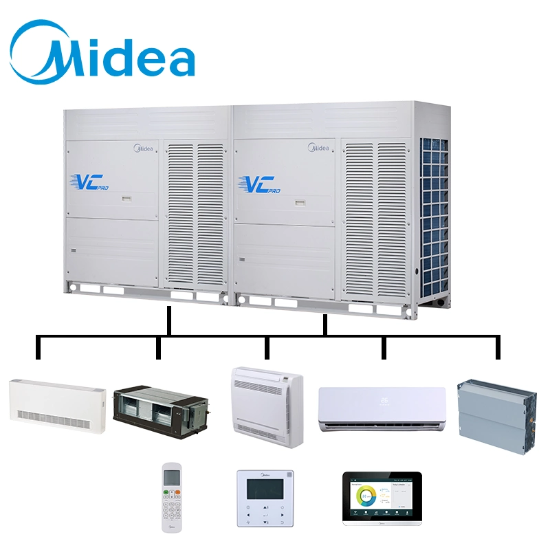 Midea Esp hasta 60PA 35ton sólo Vrv Refrigeración Aire Acondicionado Central con el ahorro Electric para almacén frío