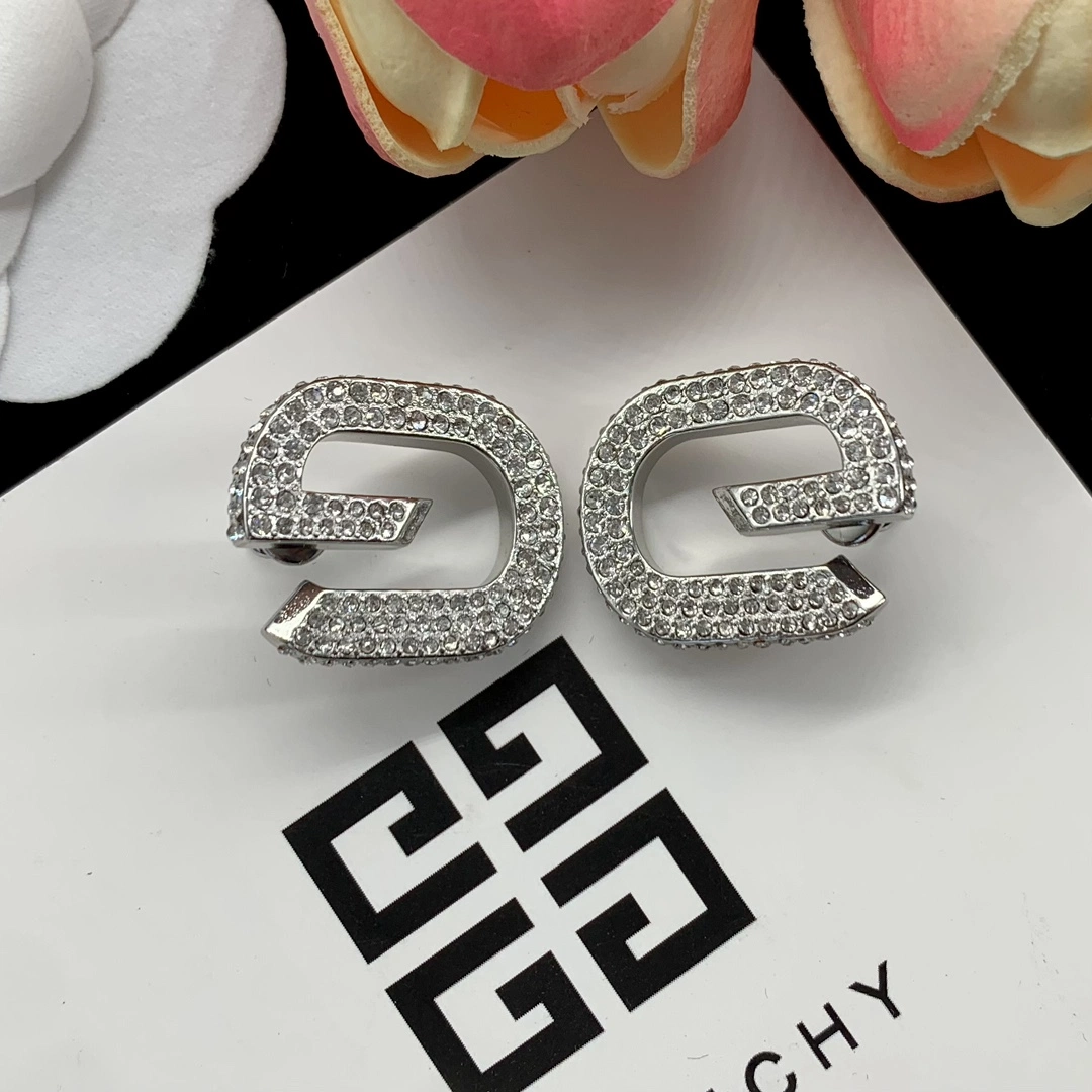 Dropshipping Replicas High Quality Fashion Givenchy&prime; S Branded Women Ladies Earrings Jewelry