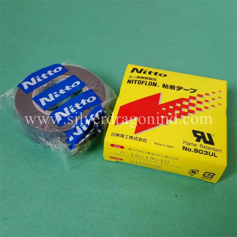 Original Nitto Adhesive Tape for Industrial Machine Insulation 903UL 0.18X19X10