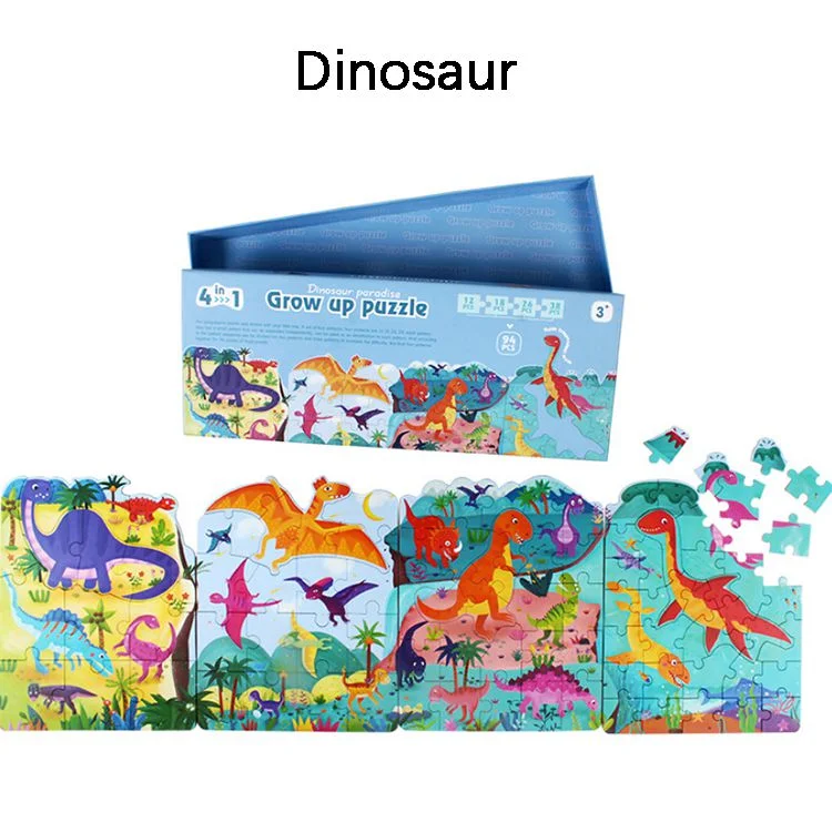 Dinosaur Square Jigsaw Puzzles Custom Designed Jigsaw Puzzles for Kids