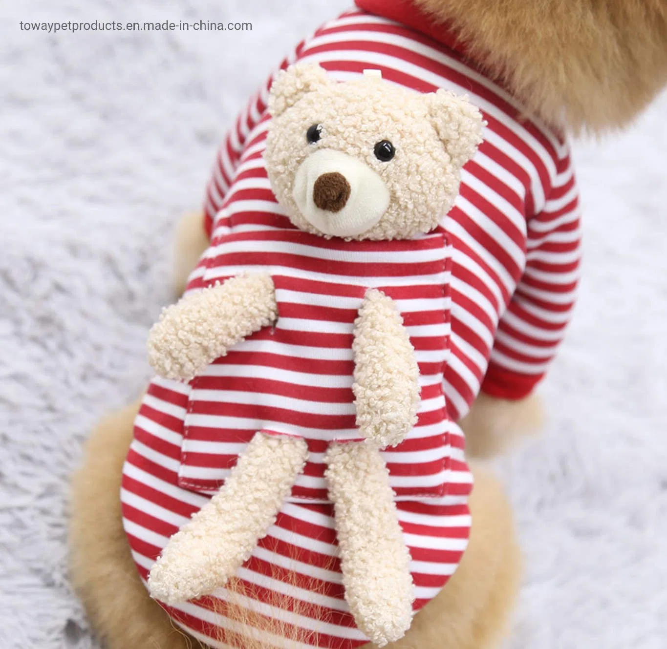 Stripes Design Cotton Shirt Pup Coat Pet Clothes Dog Apparel