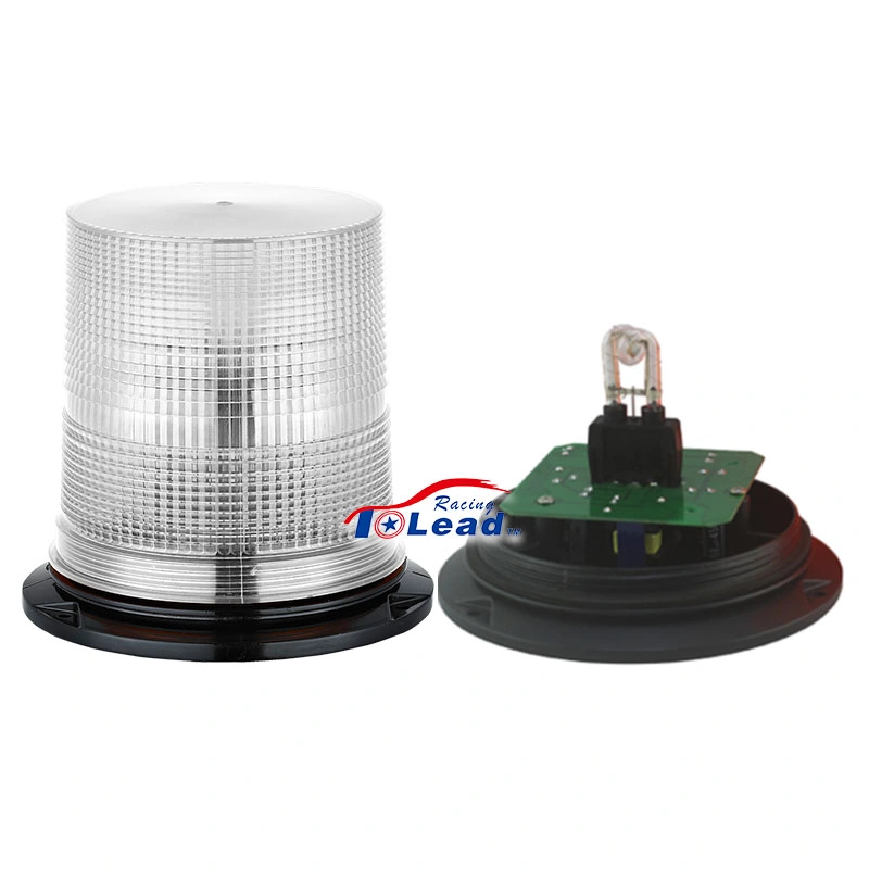 Heavy Duty Mining Vehicle DC12-48V White Xenon Emergency Strobe Light Metal Base Strobe Flashing Warning Lamp Wl27