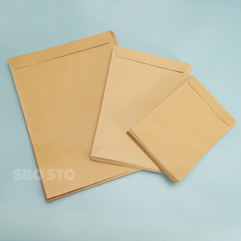 Kraft Envelope Western Envelope Security Envelope #9 254X178mm 80GSM Sbosto Manila Envelope