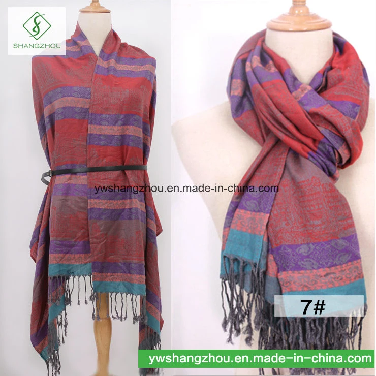 Nepal Style Metro City Jacquard Scarf Fashion Pashmina Shawl