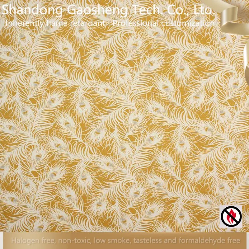 Flame Retardant 100% Polyester Sofa Fabric for Home Textiles